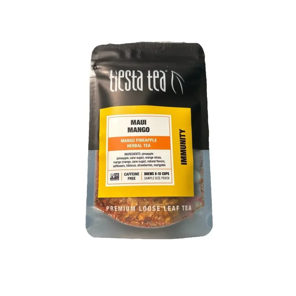 Maui Mango, Loose Leaf, Mango Pineapple Herbal Tea, Premium Non-Caffeinated Frui